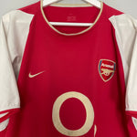 Shop 2002/04 ARSENAL HOME SHIRT (XXL) NIKE, classic football shirts, vintage football shirts & retro soccer jerseys at Cult Kits
