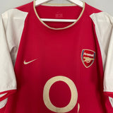 Shop 2002/04 ARSENAL HOME SHIRT (XXL) NIKE, classic football shirts, vintage football shirts & retro soccer jerseys at Cult Kits