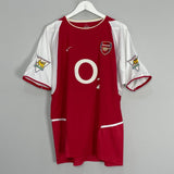 Shop 2002/04 ARSENAL LJUNGBERG #8 HOME SHIRT (L) NIKE, classic football shirts, vintage football shirts & retro soccer jerseys at Cult Kits