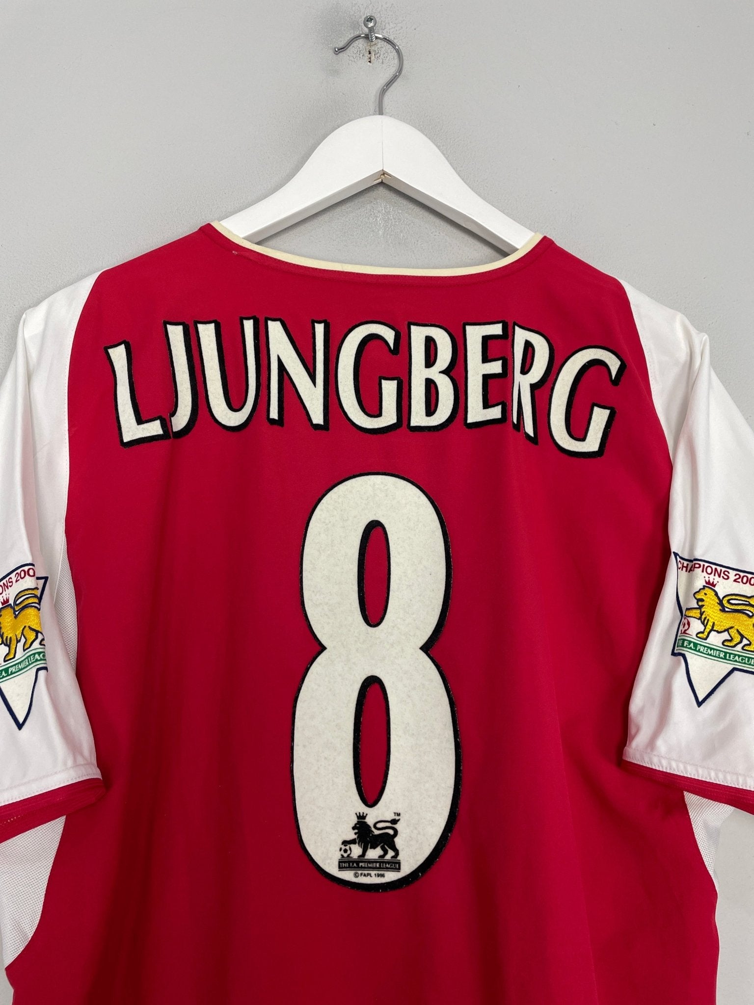 2002/04 ARSENAL LJUNGBERG #8 HOME SHIRT (L) NIKE – Cult Kits