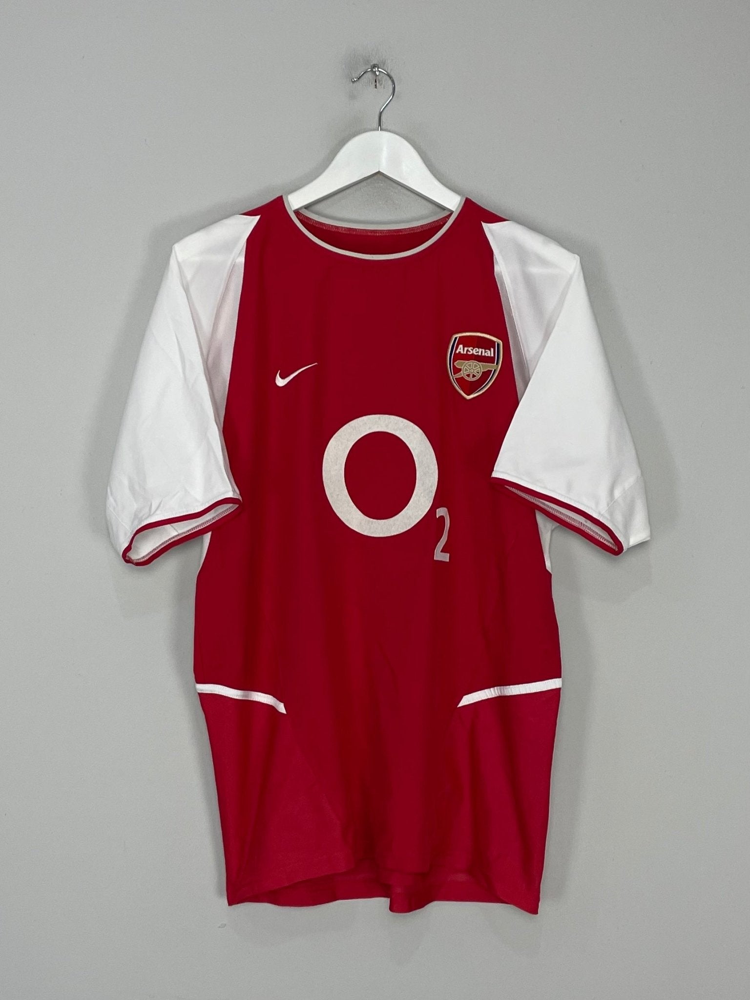 Shop 2002/04 ARSENAL PIRES #7 HOME SHIRT (M) NIKE, classic football shirts, vintage football shirts & retro soccer jerseys at Cult Kits