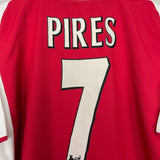 Shop 2002/04 ARSENAL PIRES #7 HOME SHIRT (M) NIKE, classic football shirts, vintage football shirts & retro soccer jerseys at Cult Kits