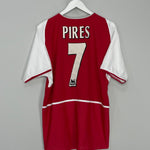 Shop 2002/04 ARSENAL PIRES #7 HOME SHIRT (M) NIKE, classic football shirts, vintage football shirts & retro soccer jerseys at Cult Kits