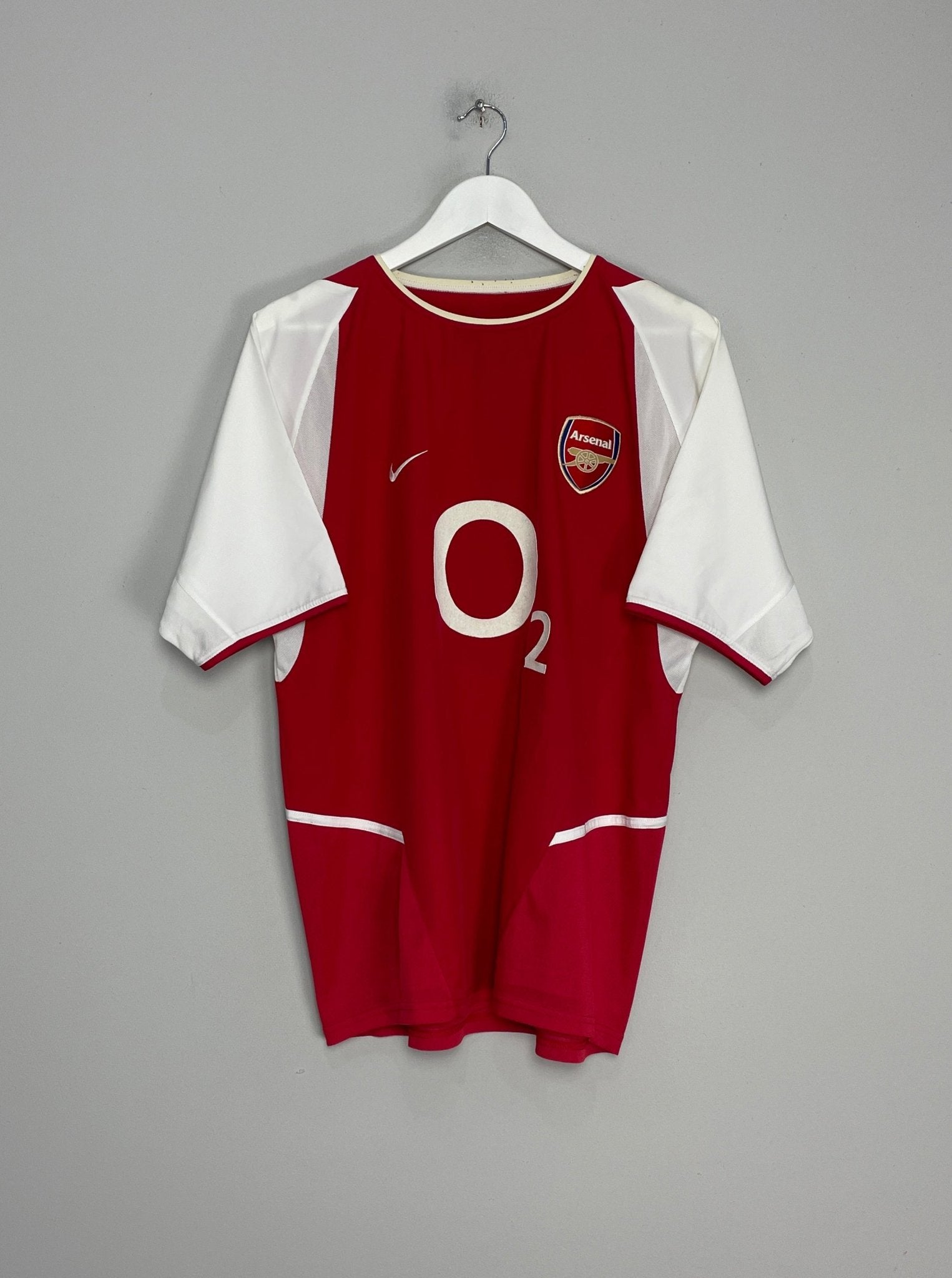 Shop 2002/04 ARSENAL REYES #9 HOME SHIRT (M) NIKE, classic football shirts, vintage football shirts & retro soccer jerseys at Cult Kits