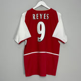 Shop 2002/04 ARSENAL REYES #9 HOME SHIRT (M) NIKE, classic football shirts, vintage football shirts & retro soccer jerseys at Cult Kits