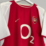 Shop 2002/04 ARSENAL REYES #9 HOME SHIRT (M) NIKE, classic football shirts, vintage football shirts & retro soccer jerseys at Cult Kits