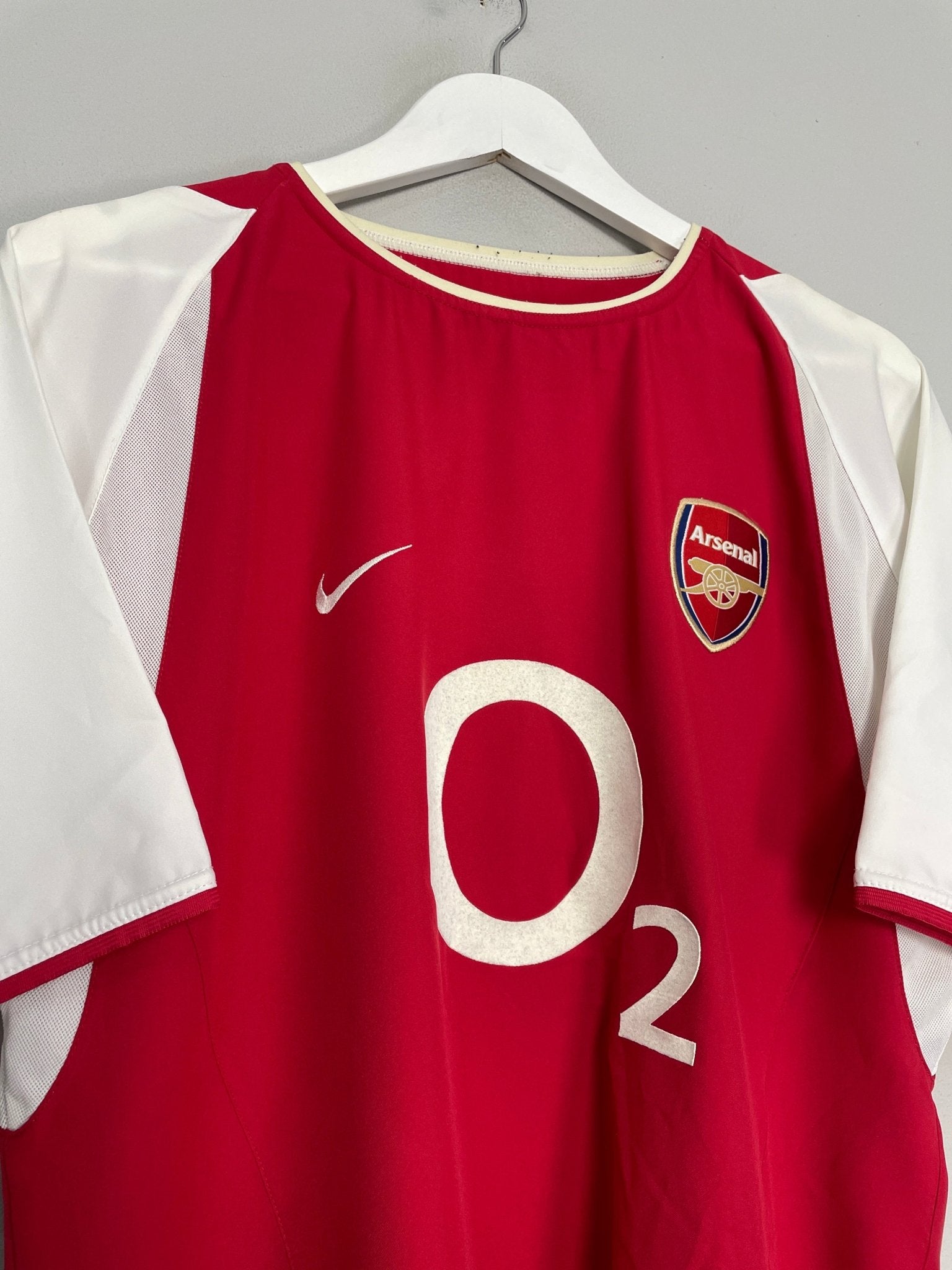 Shop 2002/04 ARSENAL REYES #9 HOME SHIRT (M) NIKE, classic football shirts, vintage football shirts & retro soccer jerseys at Cult Kits