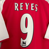 Shop 2002/04 ARSENAL REYES #9 HOME SHIRT (M) NIKE, classic football shirts, vintage football shirts & retro soccer jerseys at Cult Kits