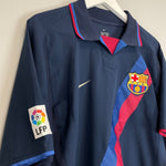 2002/04 BARCELONA RONALDINHO 10 AWAY SHIRT (L) NIKE - Cult Kits - Large - Buy Vintage Football Shirts, Authentic Retro Football Shirts For Sale, Classic Football Shirts & Soccer Jersey