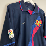 2002/04 BARCELONA RONALDINHO 10 AWAY SHIRT (L) NIKE - Cult Kits - Large - Buy Vintage Football Shirts, Authentic Retro Football Shirts For Sale, Classic Football Shirts & Soccer Jersey