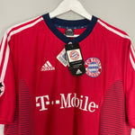 Shop 2002/04 BAYERN MUNICH BALLACK #13 *BNWT* C/L HOME SHIRT (L) ADIDAS, classic football shirts, vintage football shirts & retro soccer jerseys at Cult Kits