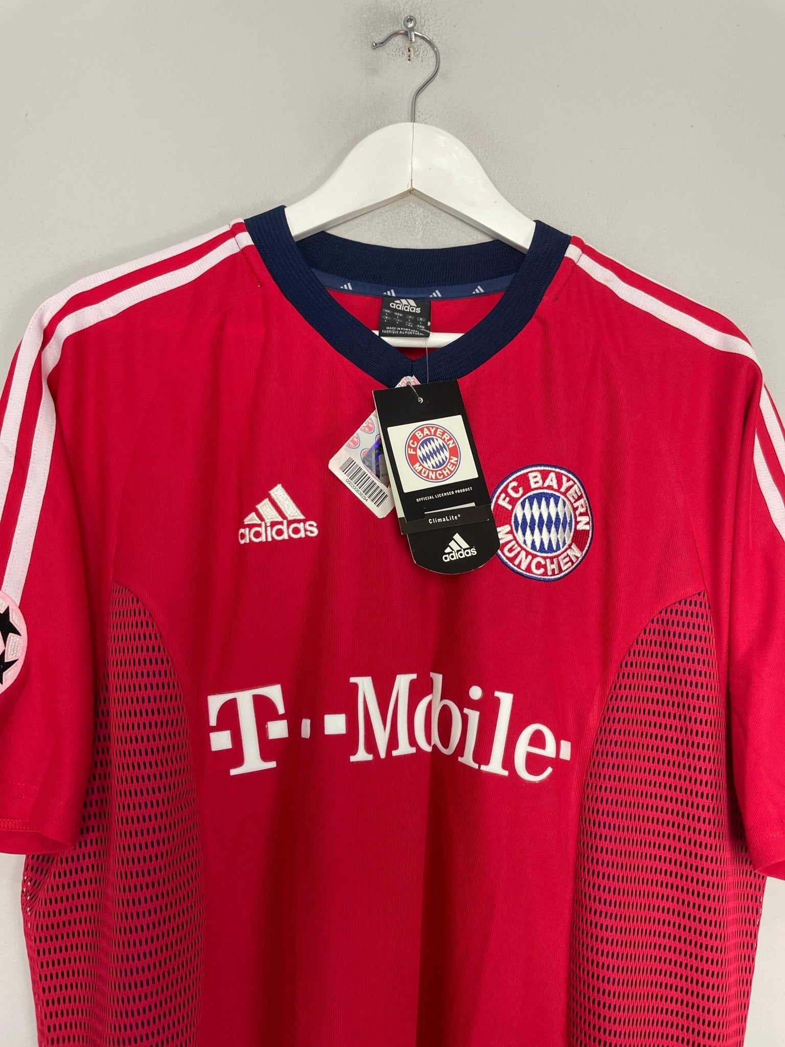 Shop 2002/04 BAYERN MUNICH BALLACK #13 *BNWT* C/L HOME SHIRT (L) ADIDAS, classic football shirts, vintage football shirts & retro soccer jerseys at Cult Kits