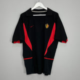 Shop 2002/04 BELGIUM AWAY SHIRT (L) NIKE, classic football shirts, vintage football shirts & retro soccer jerseys at Cult Kits