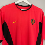 Shop 2002/04 BELGIUM HOME SHIRT (L) NIKE, classic football shirts, vintage football shirts & retro soccer jerseys at Cult Kits
