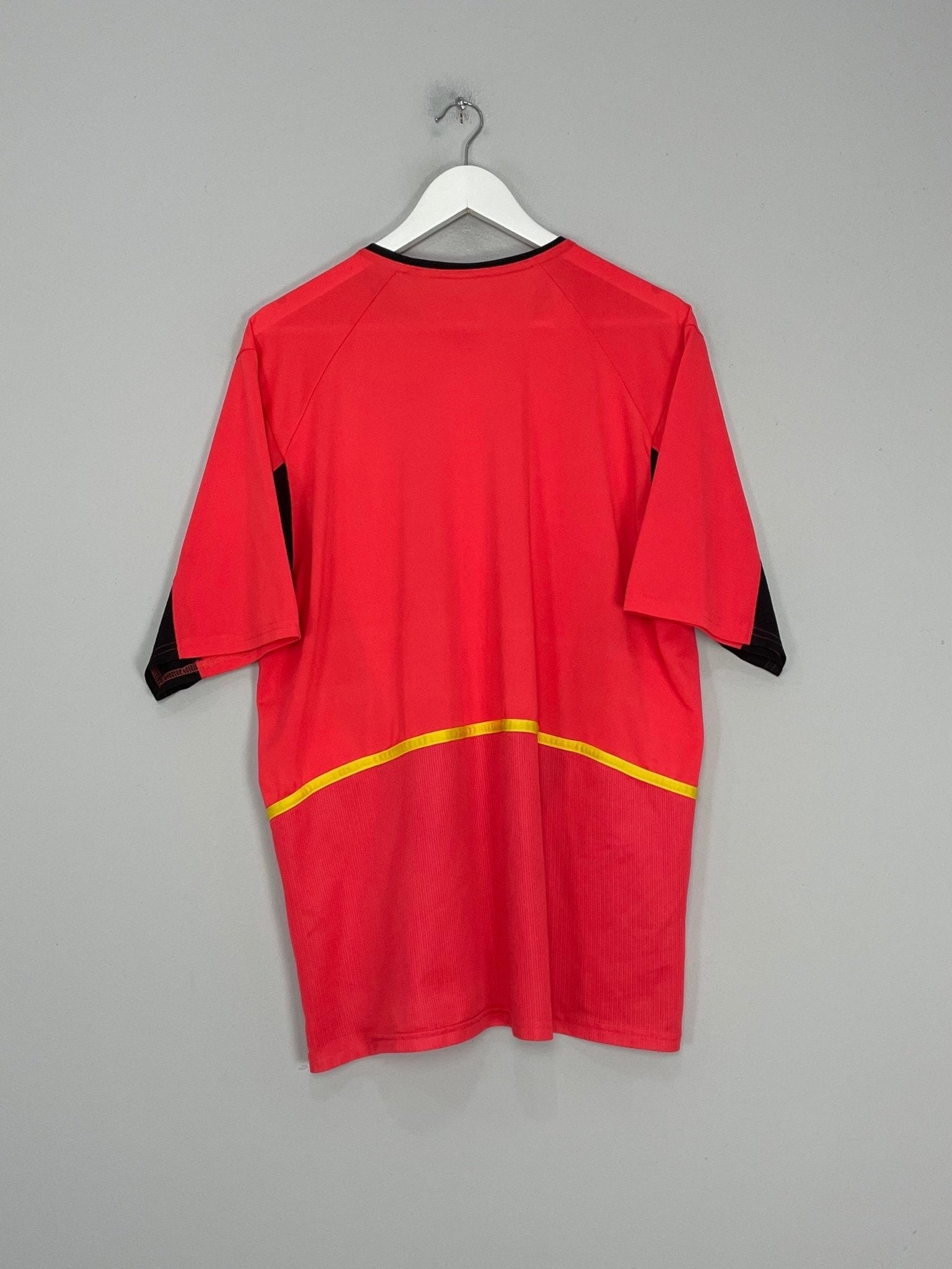 Shop 2002/04 BELGIUM HOME SHIRT (L) NIKE, classic football shirts, vintage football shirts & retro soccer jerseys at Cult Kits