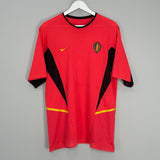 Shop 2002/04 BELGIUM HOME SHIRT (L) NIKE, classic football shirts, vintage football shirts & retro soccer jerseys at Cult Kits