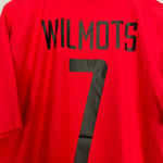 Shop 2002/04 BELGIUM WILMOTS #7 *PLAYER ISSUE* HOME SHIRT (L) NIKE, classic football shirts, vintage football shirts & retro soccer jerseys at Cult Kits
