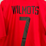 Shop 2002/04 BELGIUM WILMOTS #7 *PLAYER ISSUE* HOME SHIRT (L) NIKE, classic football shirts, vintage football shirts & retro soccer jerseys at Cult Kits