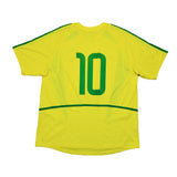 Buy 2002/04 Brazil 10 Home Shirt (XL) Nike ~ Free worldwide shipping available ~ Authentic Vintage Football Shirts from Cult Kits