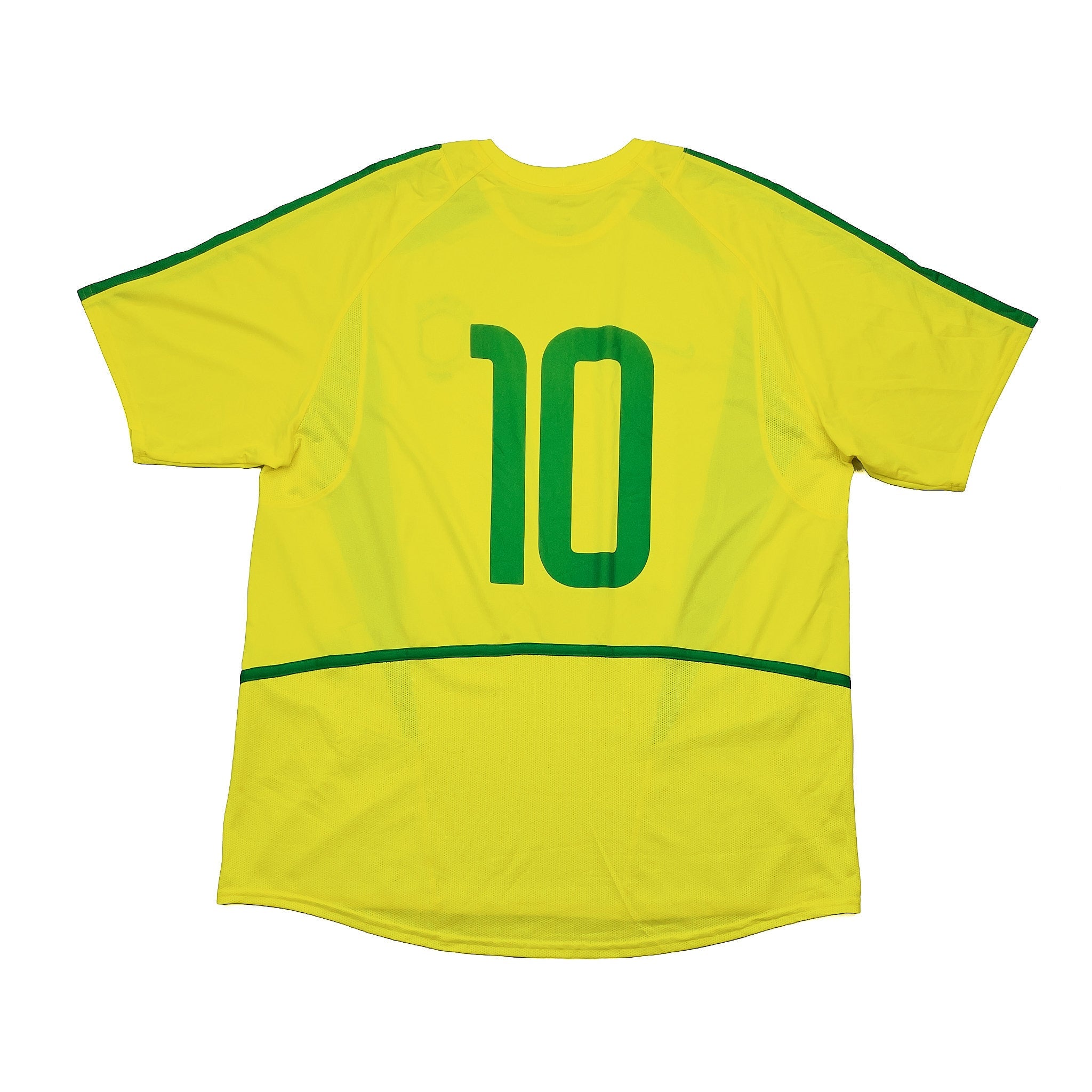 Buy 2002/04 Brazil 10 Home Shirt (XL) Nike ~ Free worldwide shipping available ~ Authentic Vintage Football Shirts from Cult Kits