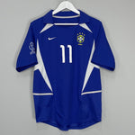 Shop 2002/04 BRAZIL RONALDINHO #10 AWAY SHIRT (S) NIKE, classic football shirts, vintage football shirts & retro soccer jerseys at Cult Kits