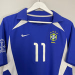 Shop 2002/04 BRAZIL RONALDINHO #10 AWAY SHIRT (S) NIKE, classic football shirts, vintage football shirts & retro soccer jerseys at Cult Kits