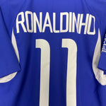 Shop 2002/04 BRAZIL RONALDINHO #10 AWAY SHIRT (S) NIKE, classic football shirts, vintage football shirts & retro soccer jerseys at Cult Kits