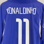 2002/04 BRAZIL RONALDINHO 11 AWAY SHIRT (L) NIKE - Cult Kits - Large - Buy Vintage Football Shirts, Authentic Retro Football Shirts For Sale, Classic Football Shirts & Soccer Jersey