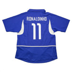 Buy 2002/04 Brazil Ronaldinho 11 Away Shirt (L) Nike ~ Free worldwide shipping available ~ Authentic Vintage Football Shirts from Cult Kits