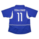 Buy 2002/04 Brazil Ronaldinho 11 Away Shirt (L) Nike ~ Free worldwide shipping available ~ Authentic Vintage Football Shirts from Cult Kits