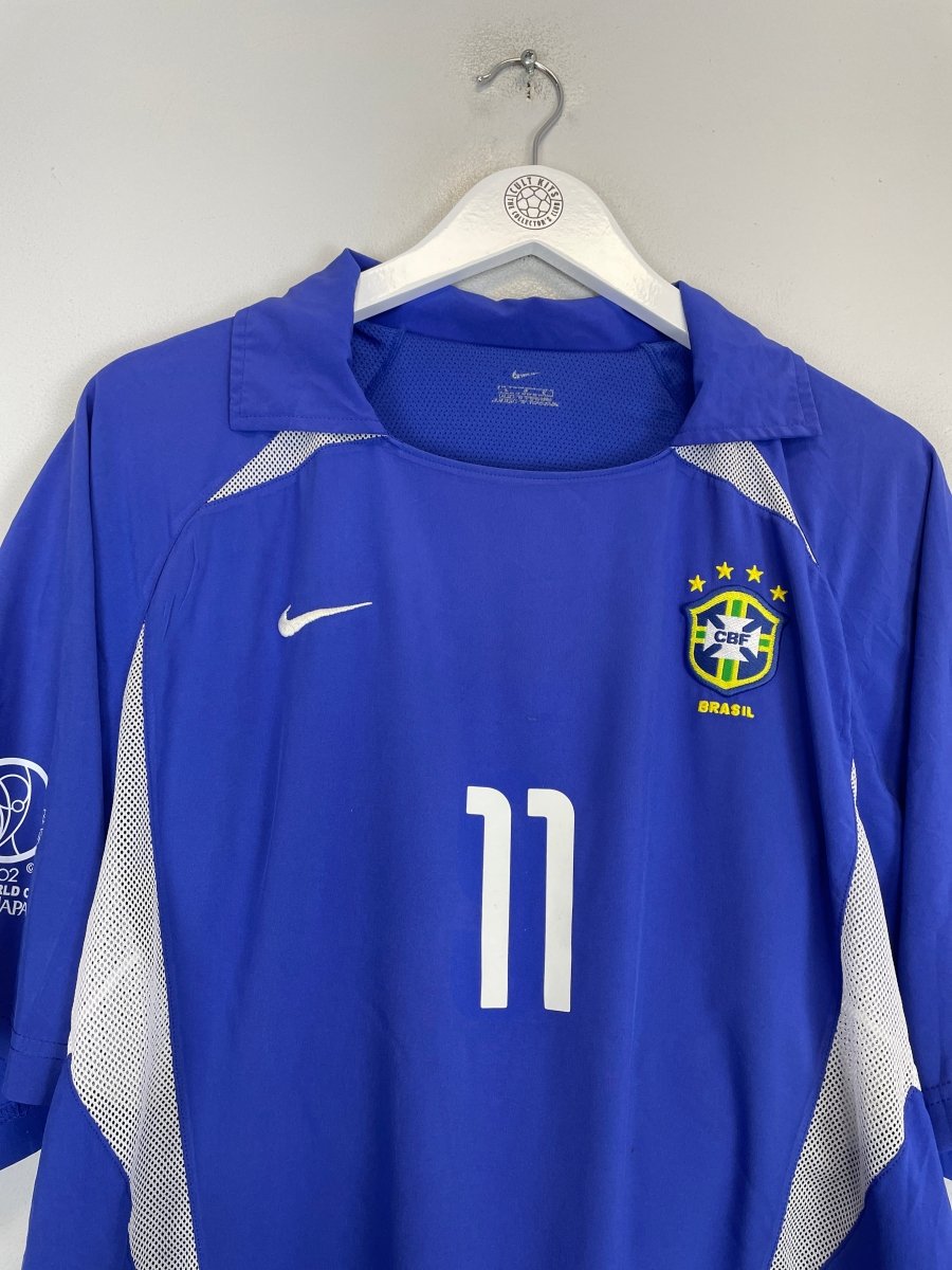 2002/04 BRAZIL RONALDINHO 11 AWAY SHIRT (L) NIKE - Cult Kits - Large - Buy Vintage Football Shirts, Authentic Retro Football Shirts For Sale, Classic Football Shirts & Soccer Jersey