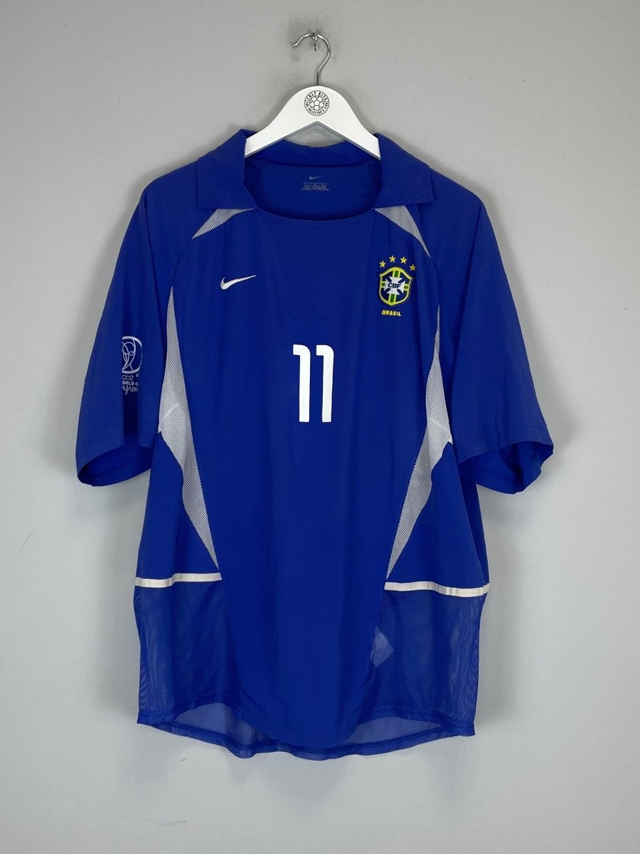 2002/04 BRAZIL RONALDINHO 11 AWAY SHIRT (L) NIKE - Cult Kits - Large - Buy Vintage Football Shirts, Authentic Retro Football Shirts For Sale, Classic Football Shirts & Soccer Jersey