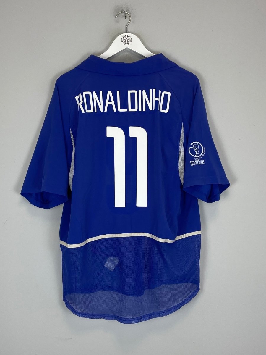 2002/04 BRAZIL RONALDINHO 11 AWAY SHIRT (L) NIKE - Cult Kits - Large - Buy Vintage Football Shirts, Authentic Retro Football Shirts For Sale, Classic Football Shirts & Soccer Jersey