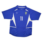Buy 2002/04 Brazil Ronaldinho 11 Away Shirt (M) Nike ~ Free worldwide shipping ~ Authentic Vintage Football Shirts from Cult Kits