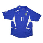 Buy 2002/04 Brazil Ronaldinho 11 Away Shirt (M) Nike ~ Free worldwide shipping ~ Authentic Vintage Football Shirts from Cult Kits