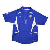 Buy 2002/04 Brazil Ronaldinho 11 Away Shirt (M) Nike ~ Free worldwide shipping ~ Authentic Vintage Football Shirts from Cult Kits