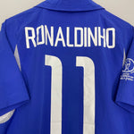 Shop 2002/04 BRAZIL RONALDINHO #11 AWAY SHIRT (M) NIKE, classic football shirts, vintage football shirts & retro soccer jerseys at Cult Kits