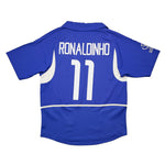 Buy 2002/04 Brazil Ronaldinho 11 Away Shirt (M) Nike ~ Free worldwide shipping ~ Authentic Vintage Football Shirts from Cult Kits