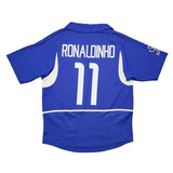 Buy 2002/04 Brazil Ronaldinho 11 Away Shirt (M) Nike ~ Free worldwide shipping ~ Authentic Vintage Football Shirts from Cult Kits