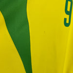 Shop 2002/04 BRAZIL RONALDO #9 HOME SHIRT (L) NIKE, classic football shirts, vintage football shirts & retro soccer jerseys at Cult Kits
