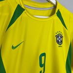 Shop 2002/04 BRAZIL RONALDO #9 HOME SHIRT (L) NIKE, classic football shirts, vintage football shirts & retro soccer jerseys at Cult Kits