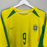 Shop 2002/04 BRAZIL RONALDO #9 HOME SHIRT (XL) NIKE, classic football shirts, vintage football shirts & retro soccer jerseys at Cult Kits