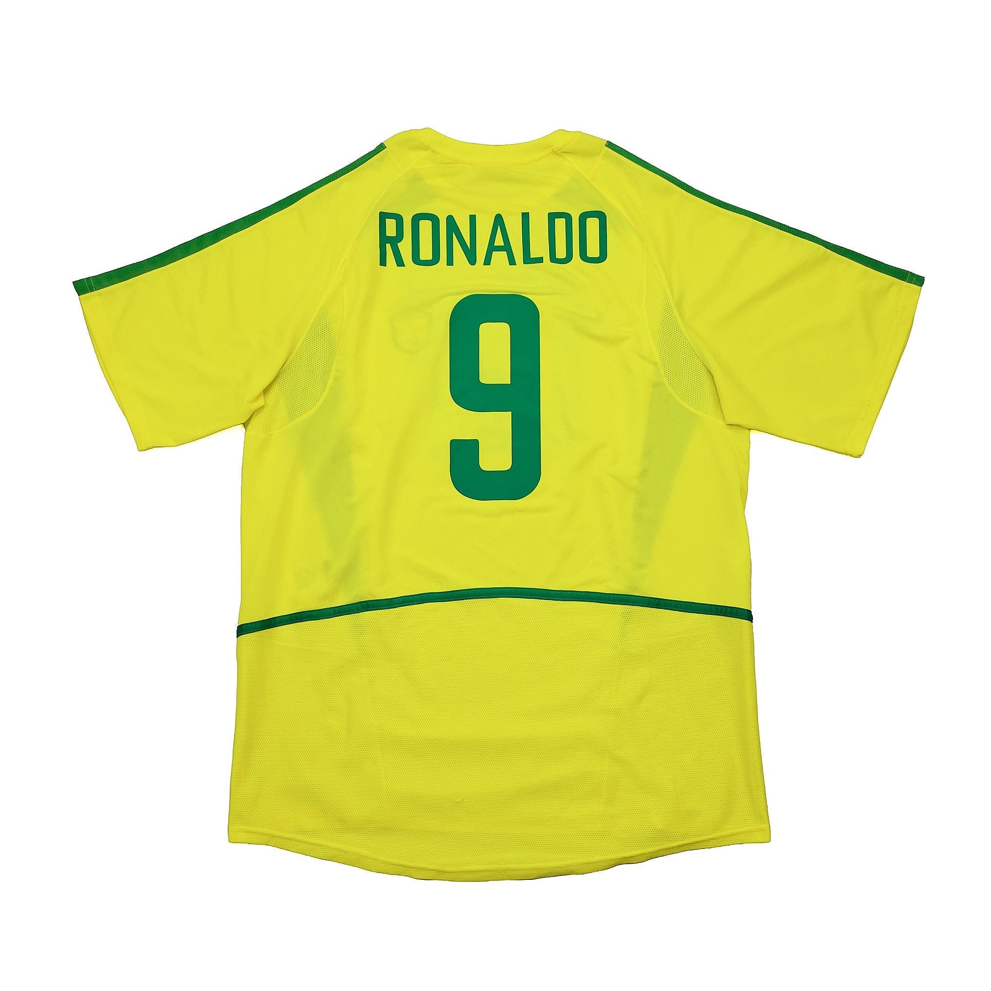 Buy 2002/04 Brazil Ronaldo 9 Home Shirt (XL) Nike ~ Free worldwide shipping available ~ Authentic Vintage Football Shirts from Cult Kits