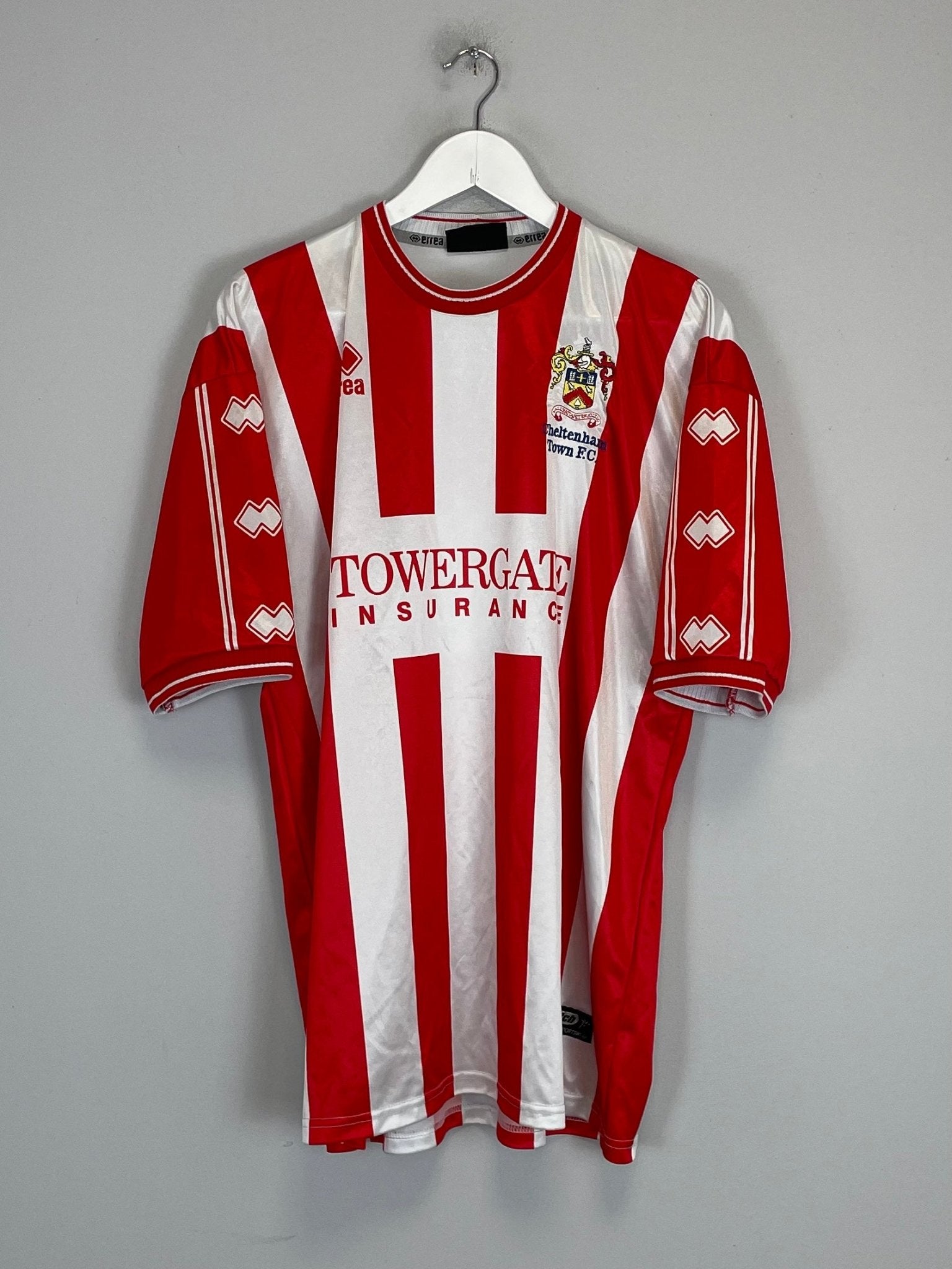 Shop 2002/04 CHELTENHAM HOME SHIRT (XL) ERREA, classic football shirts, vintage football shirts & retro soccer jerseys at Cult Kits