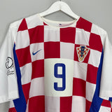 Shop 2002/04 CROATIA SUKER #9 HOME SHIRT (L) NIKE, classic football shirts, vintage football shirts & retro soccer jerseys at Cult Kits