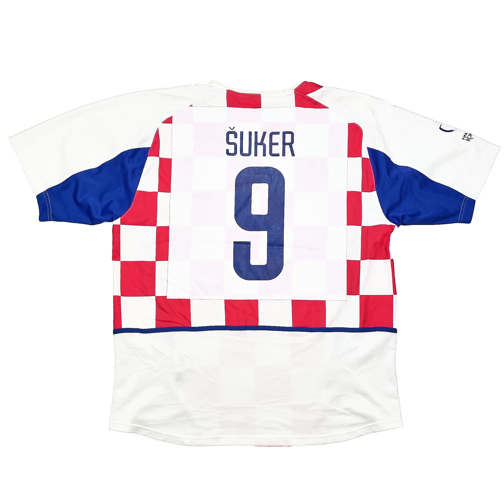 Buy 2002/04 Croatia Suker 9 Home Shirt (XL) Nike ~ Free worldwide shipping ~ Authentic Vintage Football Shirts from Cult Kits