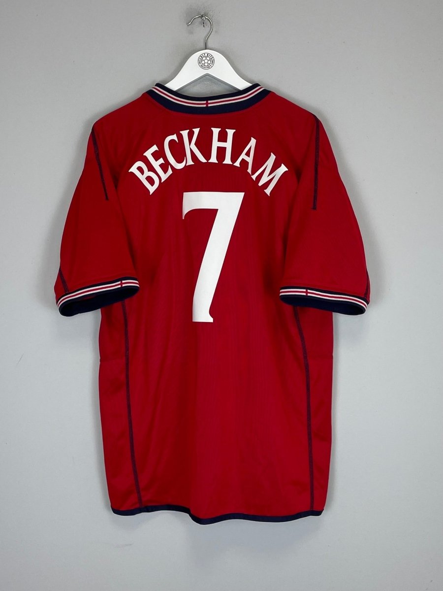 2002/04 ENGLAND BECKHAM 7 AWAY SHIRT (XL) UMBRO - Cult Kits - XL - Buy Vintage Football Shirts, Authentic Retro Football Shirts For Sale, Classic Football Shirts & Soccer Jersey