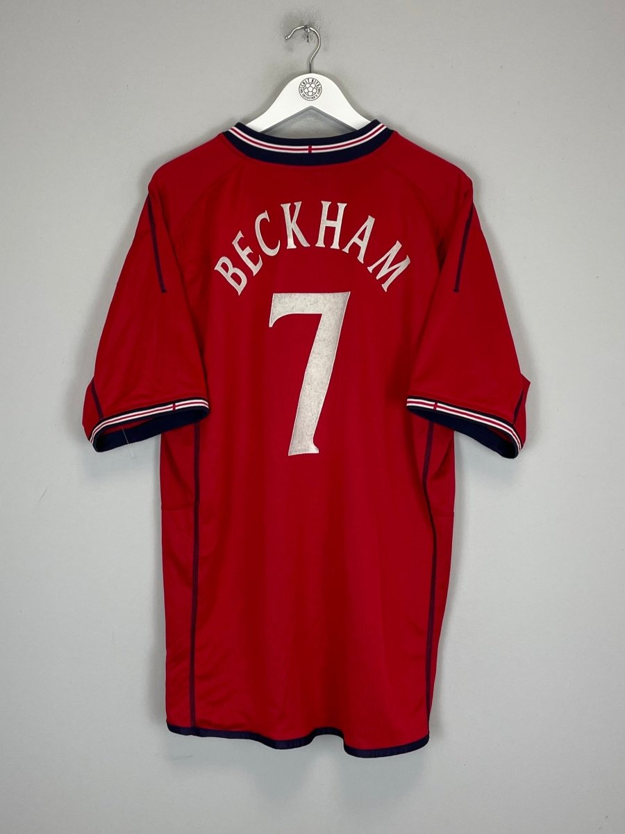 2002/04 ENGLAND BECKHAM 7 AWAY SHIRT (XXL) UMBRO - Cult Kits - XXL - Buy Vintage Football Shirts, Authentic Retro Football Shirts For Sale, Classic Football Shirts & Soccer Jersey