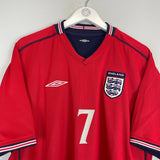 2002/04 ENGLAND BECKHAM 7 AWAY SHIRT (XXL) UMBRO - Cult Kits - XXL - Buy Vintage Football Shirts, Authentic Retro Football Shirts For Sale, Classic Football Shirts & Soccer Jersey