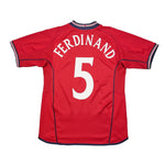 Buy 2002/04 England Ferdinand 5 Away Shirt (S) Umbro ~ Free worldwide shipping ~ Authentic Vintage Football Shirts from Cult Kits